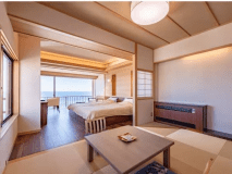 轉角房 ■ 海景房，附日式西式半露天浴池