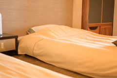 海景現代日式雙床房，附露天溫泉浴池