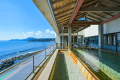 【温泉｜洋々湯苑】［5階・露天風呂］ 海と空が溶け合う絶景を望む展望露天風呂
