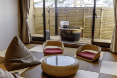 【スタンダードフロア■温泉露天風呂付和室10畳／禁煙】5名まで宿泊可！気兼ねなく温泉をお楽しみ下さい