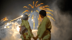 【クリスマス限定♪冬の花火】伊豆稲取花火演舞プラン♪お得な貸切風呂特典付