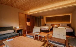 102 nini [Twin Room with Private Hot Spring, Sauna & Cold Bath]
