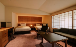 201 hana [Twin Room with Private Sauna Access (5 min walk, No Hot Spring)]