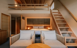 203 fuki　[King Bed + Loft with Private Detached Bathhouse – Hot Spring, Sauna & Cold Bath (90-Minute Use)]