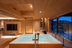 海側ジュニアスイートダブル半露天風呂付【明燈】