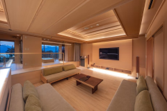 海側ロイヤルスイートツイン半露天風呂・サウナ付【仙山】