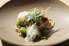 【ある日の夕食一例/季節のパスタ】北海道の海の幸や野菜を使い、出汁にもこだわったやさしい味わいです。 【ある日の夕食一例/季節のパスタ】北海道の海の幸や野菜を使い、出汁にもこだわったやさしい味わいです。