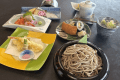 [Dinner Image] For dinner, please enjoy a mini set meal that includes handmade soba noodles, a specialty of Numata Town (the photo is an example).