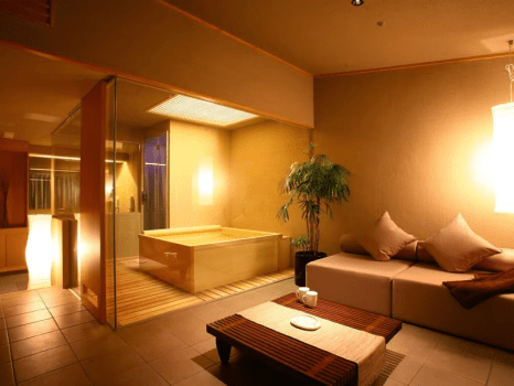 スパリビング付ラグジュアリーツイン60平米（山側）