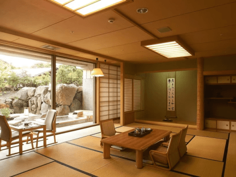 【庭園露天風呂付特別室80平米／萌葱】