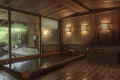 [Large public bath/indoor bath] Opening hours: 12:00-1:00 AM, 2:00 AM-10:30 AM