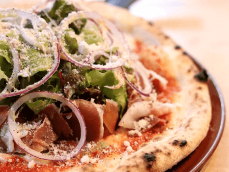 ブランチは「雨雪」で。ピザに加え、スープとジェラートもどうぞ（写真はイメージです）。