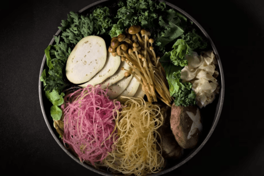 【翠巌本館／夕食一例】定山渓精肉店厳選の「創作しゃぶしゃぶセット」