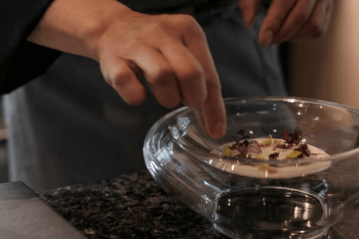 【翠巌別館／夕食一例】味、香り、音、色、余韻。五感すべてで体験していただけるような食時間をお届けいたします。