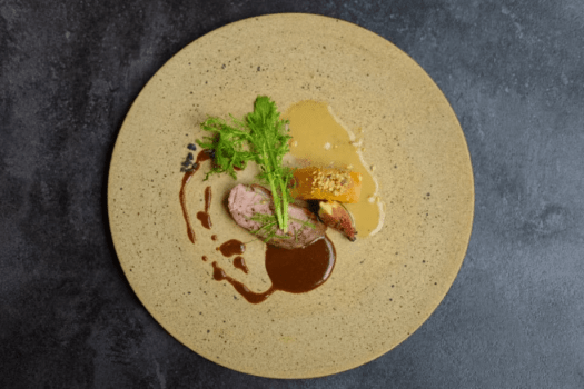 【離れ松直棘曲／夕食一例】アートのような一皿を。「旬」を切り取ったコース料理をお愉しみくださいませ。