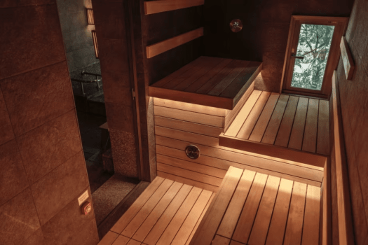 [Suite 10 square meters / Sauna] Equipped with a private sauna where you can do your own louvering.