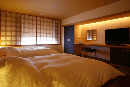 [90 square meters with spa living room and sauna / twin bed space] Can accommodate up to 2 people.