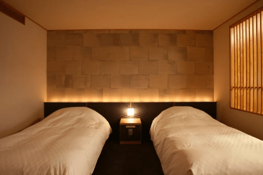 [60 square meters Japanese-Western style bedroom with open-air bath] Please enjoy a relaxing rest.
