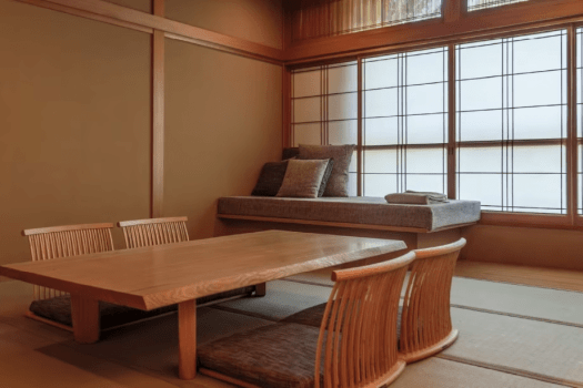 [60 square meters of Japanese-Western style living space with a panoramic bath] Stretch your legs and relax.