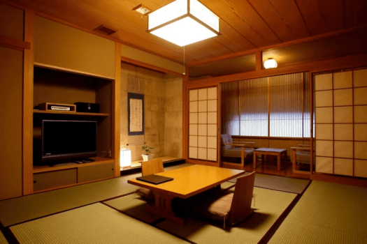 [Japanese-style room, 56 square meters] A Japanese-style room where you can stretch out and relax. The room is just the right size for a private bath.