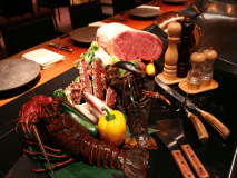 [Dinner / Teppanyaki 20,000 yen course, perfect for couples and anniversaries] Seafood and specially selected Wagyu beef grilled right in front of you