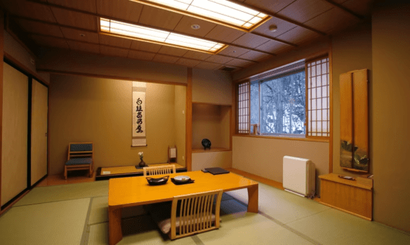 [Example of a Japanese-Western room with a panoramic bath (90 square meters)] Total of 3 rooms / Can accommodate up to 6 people