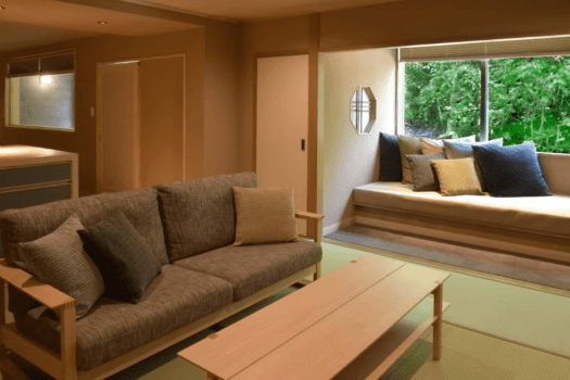 [Example of a Japanese-style bedroom with a panoramic bath (75 square meters)] Total of 2 rooms / Can accommodate up to 4 people