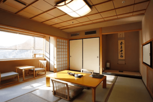 【展望風呂付和室（60平米）一例】間取り／展望風呂、和室10畳