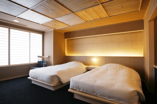 [Example of a Western-style room with a panoramic bath (60 square meters)] For guests with three or more guests, futons or sofa beds will be provided depending on the room.