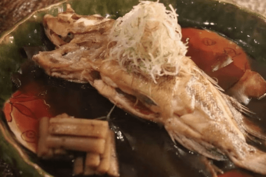 【ソイの姿煮】繊細な味を生かすよう、さっと煮てお召し上がりいただきます。