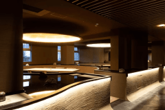 【お食事処「湯相七席」】プライベートに配慮した特別な食空間でございます。