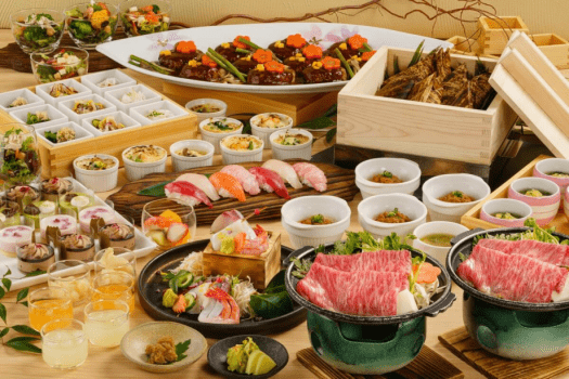 【夕食ビュッフェ】日本海のお造りやお寿司など、地域食材を中心とした本格ビュッフェをお楽しみください。 【夕食ビュッフェ】日本海のお造りやお寿司など、地域食材を中心とした本格ビュッフェをお楽しみください。