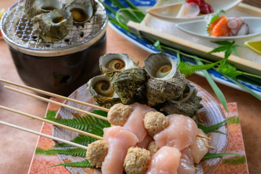 【夕食ビュッフェ】佐渡産サザエのつぼ焼き 【夕食ビュッフェ】佐渡産サザエのつぼ焼き