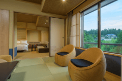 【平安亭デラックス和モダン】小さなお子様連れのご家族や3世代、グループ旅行にもおすすめです。