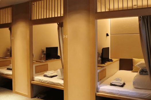 [Hatagononaka/Group type] You can rest comfortably in your own space when it's time to sleep.