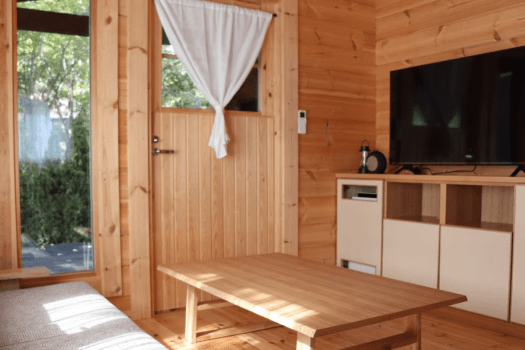 【温泉付コテージ】時には別荘のように。時には秘密基地のように。使い方は自由自在です。