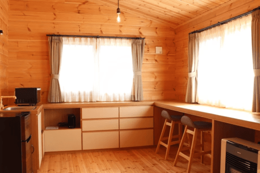 [Cottage with hot spring] Because it is a compact space, we have placed importance on ease of use.