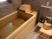 【Hot Spring Cottage】Enjoy the hot spring baths as often as you like during your stay. The scent of cypress wood will also soothe you.