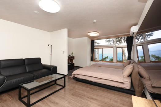 海の見えるツインルーム