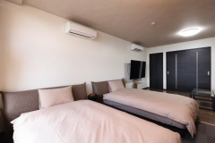 海の見えるツインルーム