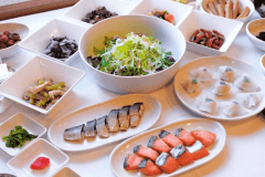 和朝食バイキング（一例）