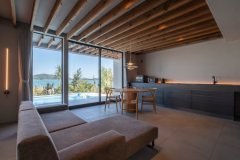 オーシャンビューのリビングルーム