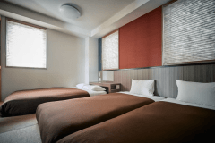 【全室禁煙】ジャパニーズツインルーム【抗菌畳使用】