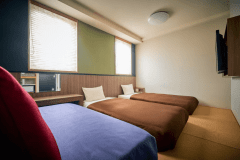 【全室禁煙】ジャパニーズツインルーム【抗菌畳使用】