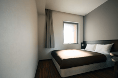 【全室禁煙】ダブルルーム ベッド幅140㎝&times;1台 12平米