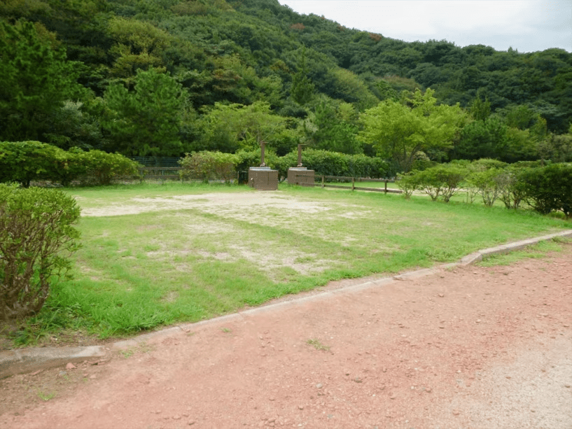 キャンプ　Cサイト　電源・シンクあり