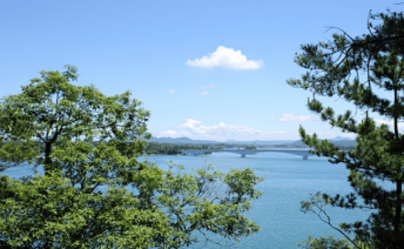 View from the Island View Villa B