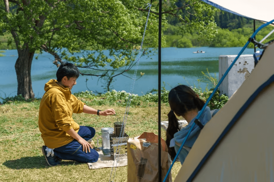 白川湖畔キャンプ場【水没林ビューサイト】