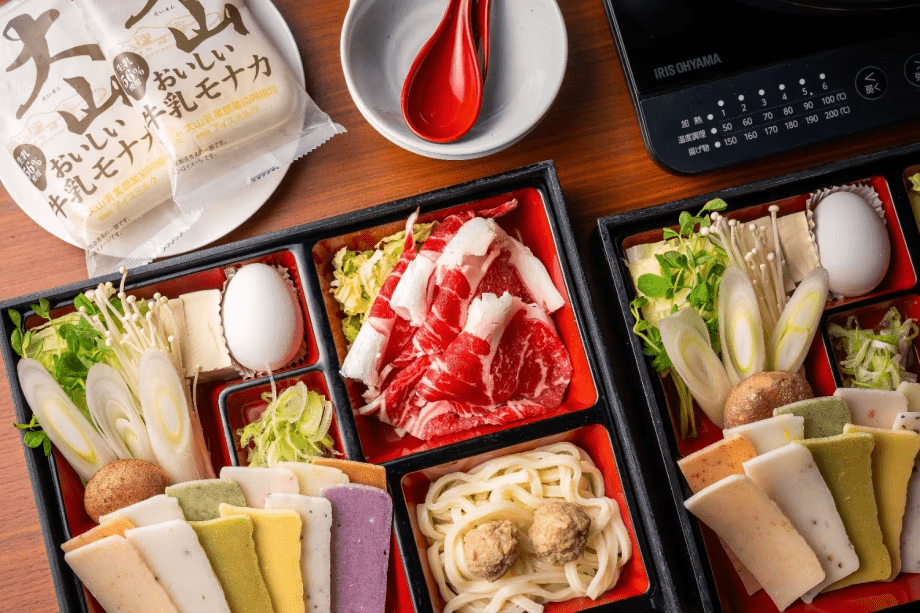 【別邸葵町】〈夕食付き〉12種類の餅しゃぶと選べる山陰鍋プラン～愛犬と過ごす山陰旅～《お部屋食》