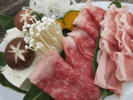 ふらの和牛＆かみふらのポークのしゃぶしゃぶ